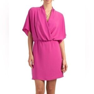 Trina Turk Concourse Surplice Dress Color Hyacinth NWT size S